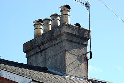 Seaford chimney pots taken by Gary the chimney sweep